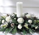 Christmas Flower Centerpiece