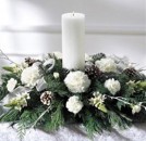 Christmas Flower Centerpiece